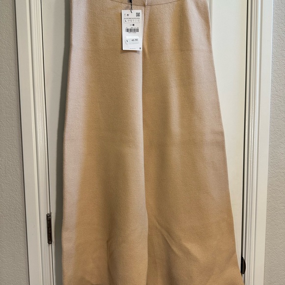 Zara- Knit Elegant Tan SET BNWT - Picture 10 of 15